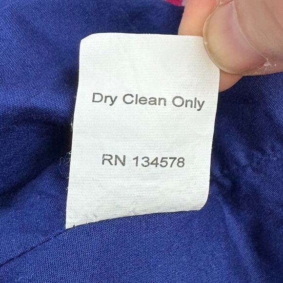 Vineyard Vines Shell Scarf Print Tunic Dress Commodore Color Size 8 - Picture 6 of 6